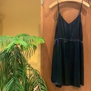 Satin Little Black Dress 🤍